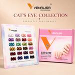 image, Venalisa Cat’s Eye Gel Nail Polish Set – 24 Colors | 15ml UV/LED Soak Off
