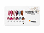image, Venalisa Master Of Cat Eye Gel Nail Polish Set – 6 Colors Magnetic Glitter Cat Eye Nail Gel