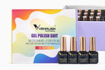 image, Venalisa Professional Gel Polish Kit – 35 Bottles Nail Art Set (28 Colors + Cat Eye)