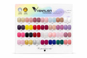 Venalisa Professional Gel Polish Kit – 35 Bottles Nail Art Set (28 Colors + Cat Eye)