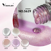 Venalisa Pearl Cat Eye Gel Polish Set (10ML) – Soft Shimmer Magnetic Effect | TPO Free & HEMA Free