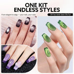 image, Venalisa Dark Cat Eye Gel Polish Set (10ML) – Premium Magnetic Shimmer Effect | TPO Free &amp; HEMA Free