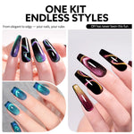 image, Venalisa Galaxy Cat Eye Gel Polish Set (10ML) – Color Shift Magnetic Effect | TPO Free &amp; HEMA Free