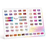 Venalisa 60 Colors Glitter & Cat Eye Gel Polish Set (10ML) – Magnetic Nail Kit with DIY Color Display | TPO Free & HEMA Free