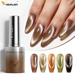 image, Venalisa 60 Colors Glitter &amp; Cat Eye Gel Polish Set (10ML) – Magnetic Nail Kit with DIY Color Display | TPO Free &amp; HEMA Free