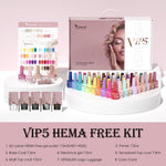 image, Venalisa VIP 5 Gel Polish Kit 60 Colors Hema Free (60+5)
