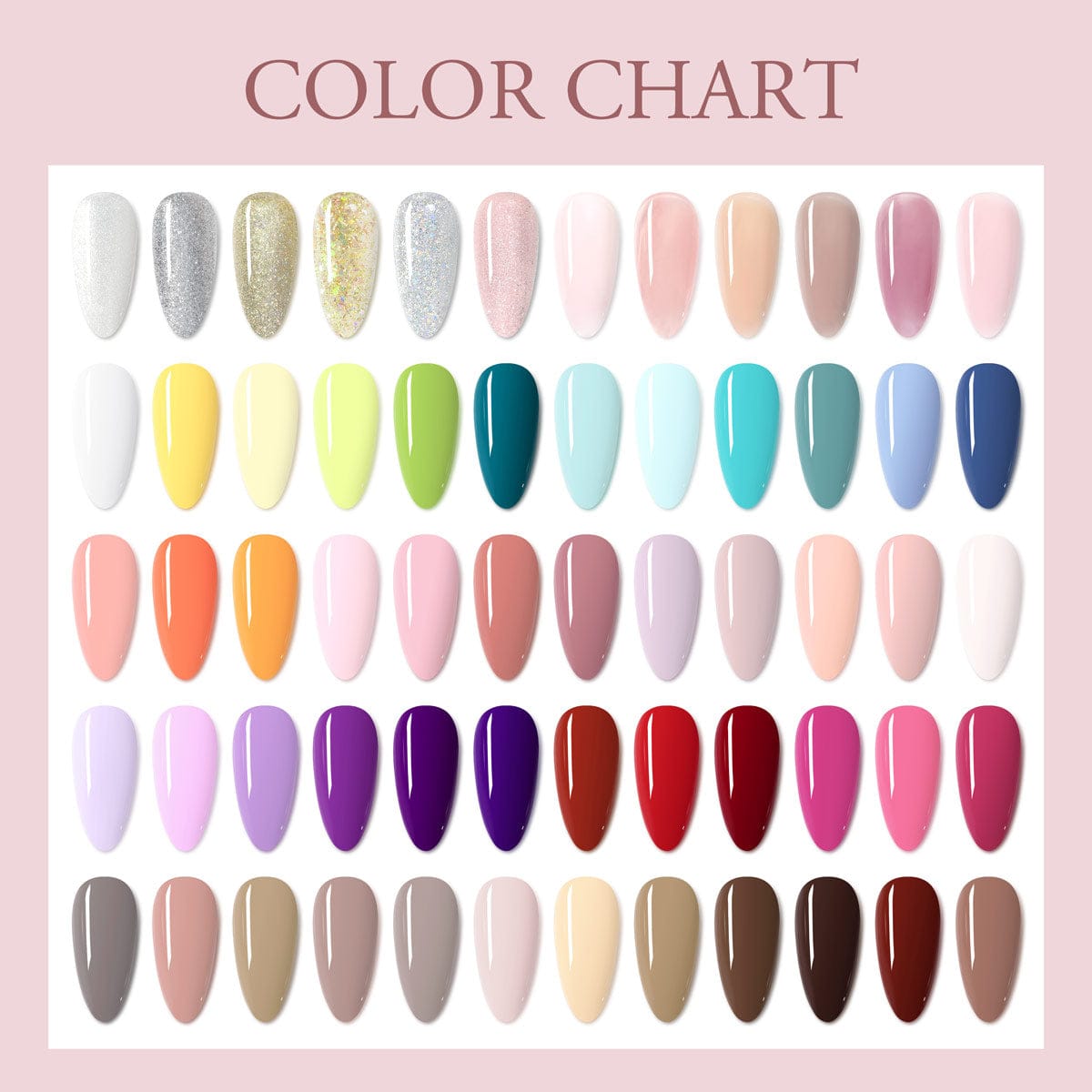 Venalisa VIP 5 Gel Polish Kit 60 Colors Hema Free (60+5)