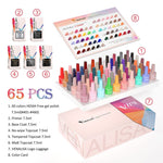 image, Venalisa VIP 4 Gel Polish Kit 60 Colors Hema Free (60+5)
