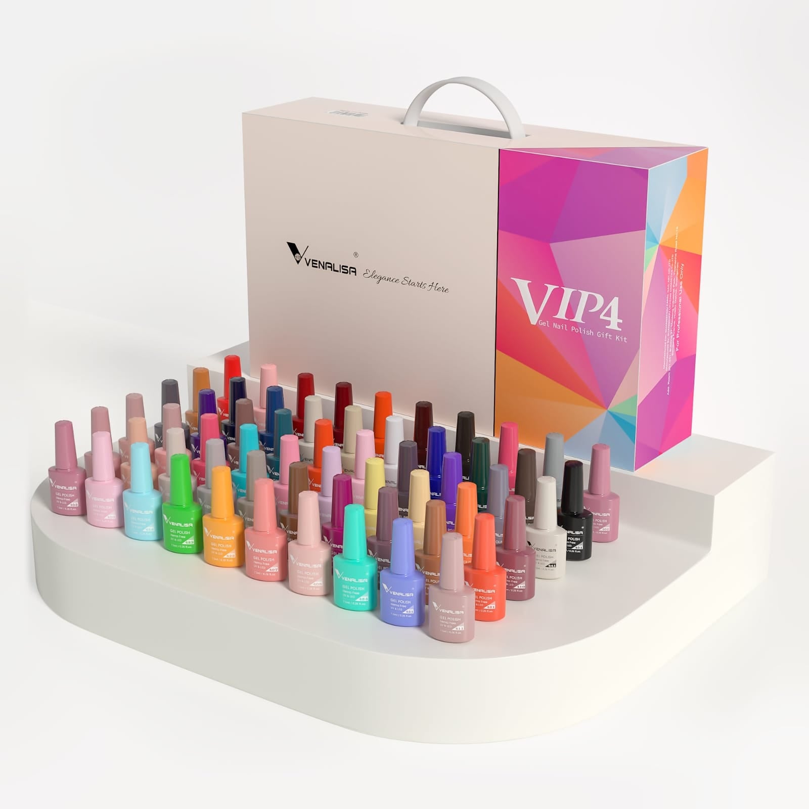 Venalisa VIP 4 Gel Polish Kit 60 Colors Hema Free (60+5)