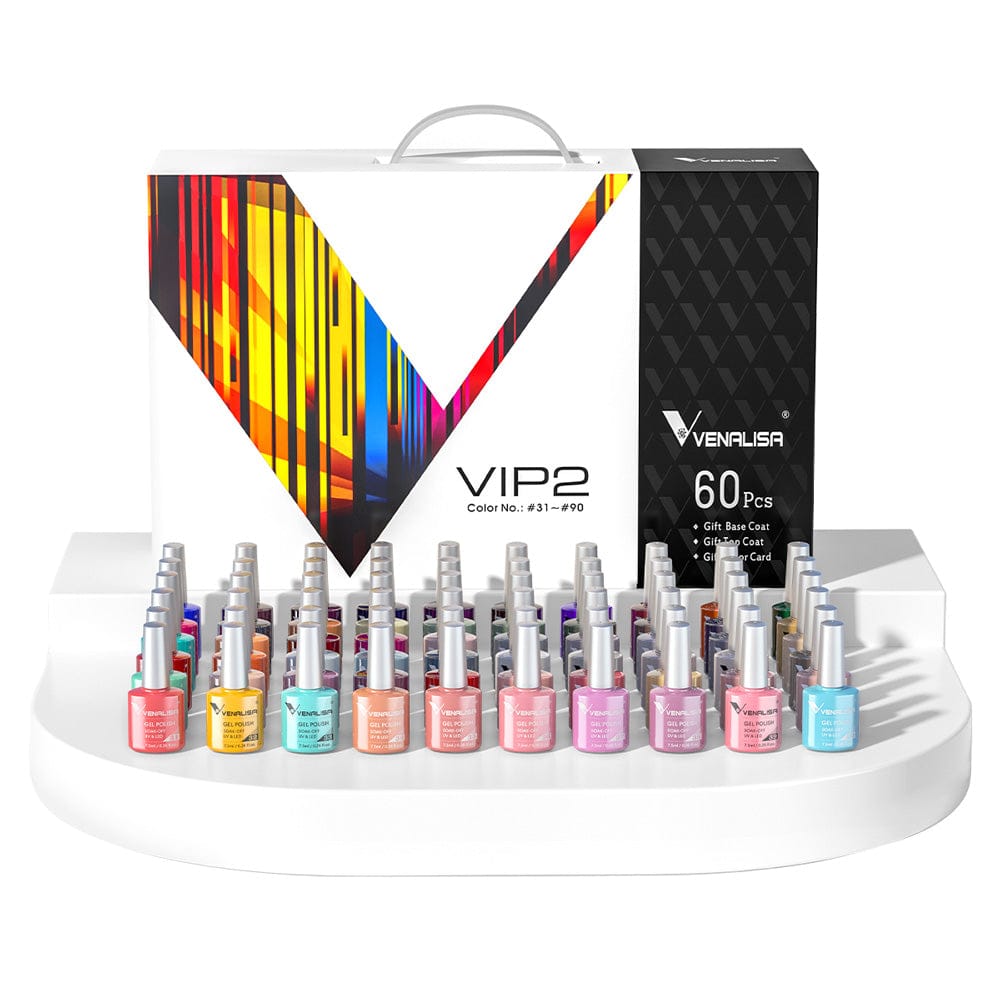 Venalisa VIP 2 Gel Polish Kit 60 Colors (60+5)
