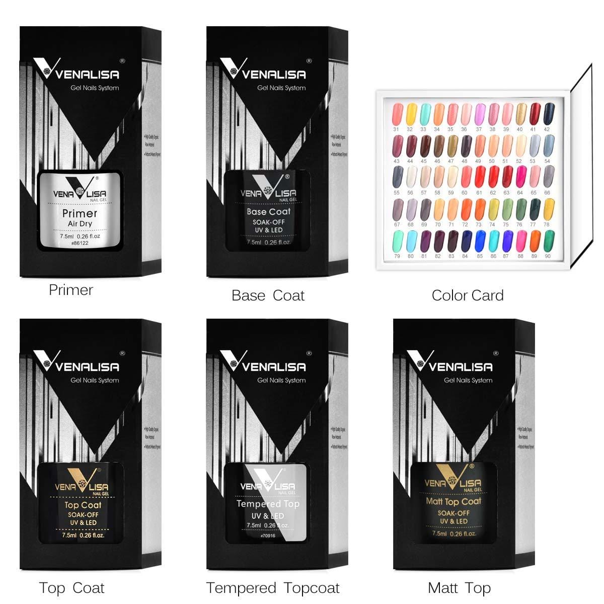 Venalisa VIP 2 Gel Polish Kit 60 Colors (60+5)