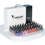 image, Venalisa 60 Pcs Gel Polish Set – VIP Gift Box with Base Coat, Top Coat &amp; Color Card | UV/LED Soak-Off Gel Nail Kit
