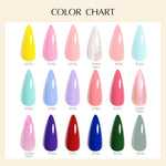 image, Venalisa V3 Gel Polish Set – 22 Pcs UV/LED Soak-Off Nail Kit with Color Card | 18 Gel Colors + Base, Top &amp; Matte Coat + 60ML Refill Top Coat | 10ML Bottles
