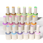 image, Venalisa V1 Gel Polish Set – 22 Pcs UV/LED Soak-Off Nail Kit with Color Card | 18 Gel Colors + Base, Top &amp; Matte Coat + 60ML Refill Top Coat | 10ML Bottles

