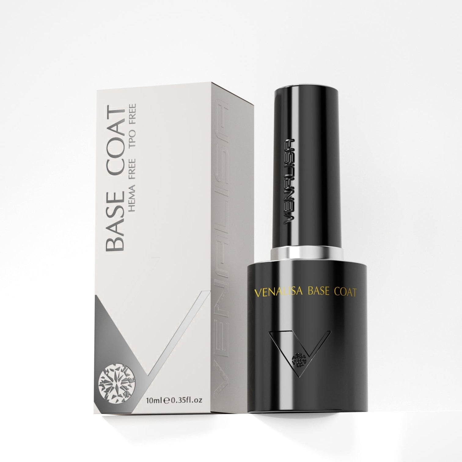 Venalisa Base Coat 10ML – HEMA & TPO Free | Gentle Soak-Off UV/LED Gel Base for Sensitive Nails