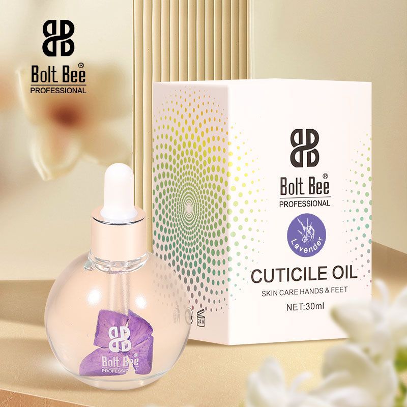 Bolt Bee Professional Lavender Cuticle Oil – 30ml Nail & Skin Care for Hands & Feet