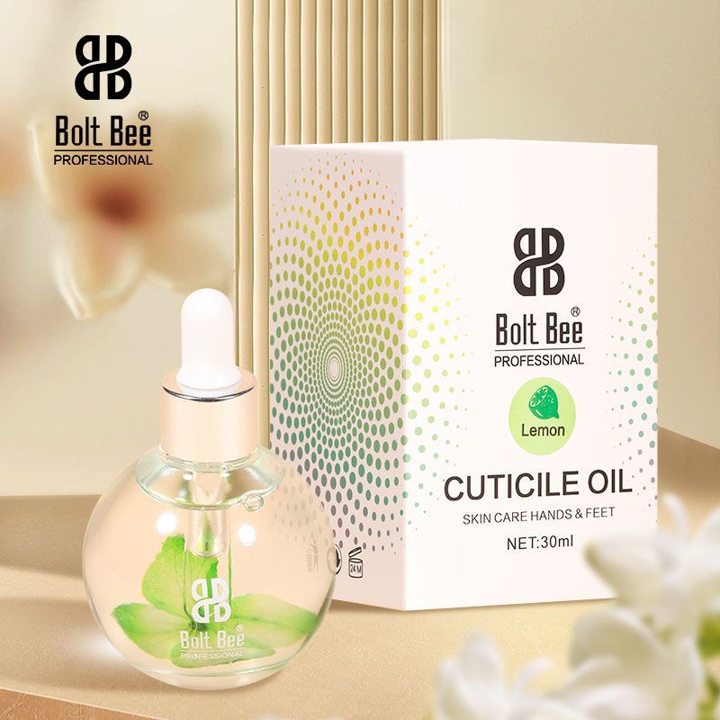 Bolt Bee Professional Lemon Cuticle Oil – 30ml Nail & Skin Care for Hands & Feet