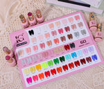 image, IGLIDO Master Blaster Gel Polish Kit – 60 Elegant Colors with Base Coat, Top Coat, Matte Coat &amp; Free Vanity Bag | Professional Nail Art Set