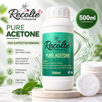 image, Recolte Professional Pure Acetone 500ml – Nail Polish Remover for Nail Care