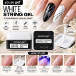 image, Youse Gel White Spider String Gel 5g – Nail Art Line Design Gel