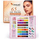 image, Venalisa Professional 65 Colors Gel Polish Kit – HEMA Free &amp; TPO Free Signature Shades Collection