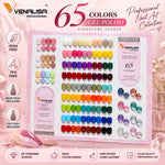 image, Venalisa Professional 65 Colors Gel Polish Kit – HEMA Free &amp; TPO Free Signature Shades Collection