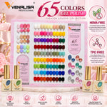 image, Venalisa Professional 65 Colors Gel Polish Kit – HEMA Free &amp; TPO Free Signature Shades Collection