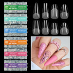 image, Queen Finger Coffin Soft Gel Nail Tips – 600pcs, 12 Sizes
