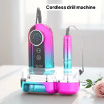 image, XSUV-711 Portable Electric Nail Drill Machine with 30W UV Lamp Base – 45,000 RPM Professional Nail Filing &amp; Gel Polish Remover Set