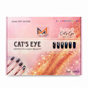 MC MEE Professional Cat’s Eye Gel Polish Kit – 24 Colors (15ml Each) Soak Off UV/LED Magnetic Nail Polish Set