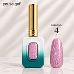 image, Youse Gel Pink Glitter Gel Polish – Shade 04