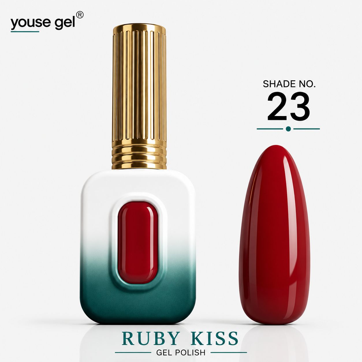 Youse Gel Ruby Kiss Gel Polish – Shade 23