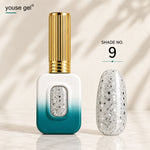 image, Youse Gel Silver Black Speckle Gel Polish – Shade 09