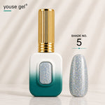 image, Youse Gel Silver Glitter Gel Polish – Shade 05