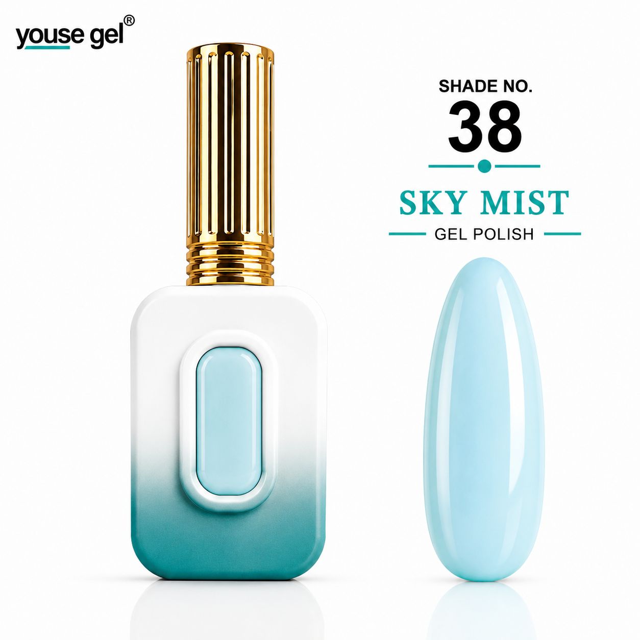 Youse Gel Sky Mist Gel Polish – Shade 38
