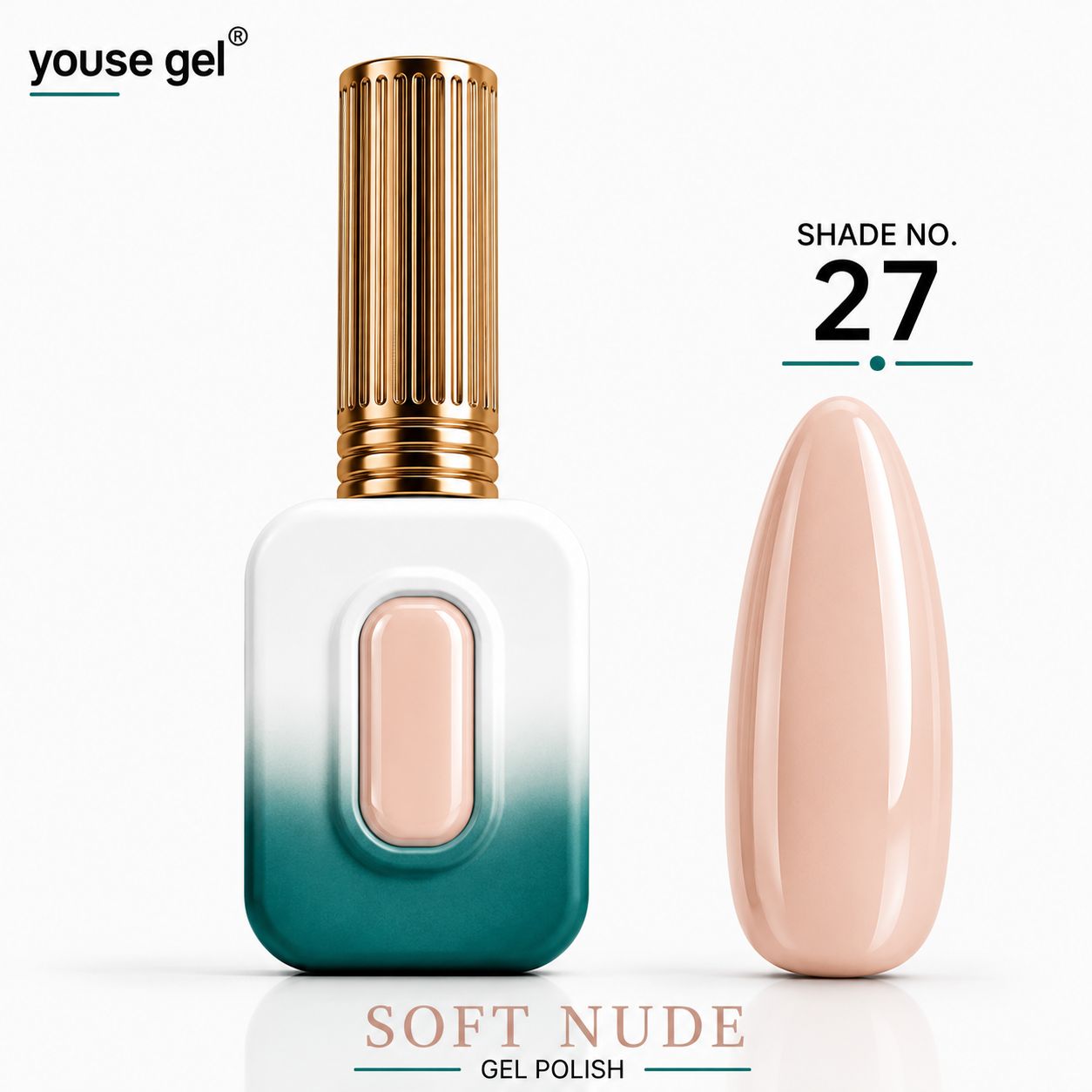 Youse Gel Soft Nude Gel Polish – Shade 27