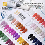 image, Bolt Bee Professional Gel Nail Polish Set – 60 Colors + Base Gel + Top Coat + Cuticle Oil
