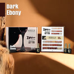 image, Shills Professional Dark Ebony 24-Color Gel Polish Kit | Nude, Brown &amp; Deep Earth Tones | No TPO &amp; HEMA Free (10ml Each)