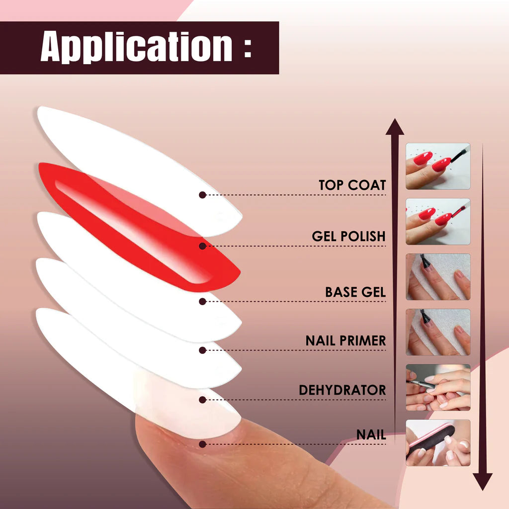 Shills Professional Dark Ebony 24-Color Gel Polish Kit | Nude, Brown & Deep Earth Tones | No TPO & HEMA Free (10ml Each)