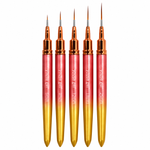 image, Youse Gel Nail Art Liner Brush Set – 5 Piece Fine Detail Brushes for Gel Polish &amp; Nail Designs