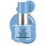 image, Fingertips Vivid Vibes Baby Blue UV Gel Polish (Shade 47) – Long-Lasting Soak-Off Gel Nail Color, 16ml