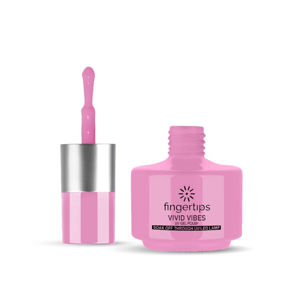 Fingertips Vivid Vibes Candy Crush UV Gel Polish (Shade 56) – Long-Lasting Soak-Off Gel Nail Color, 16ml