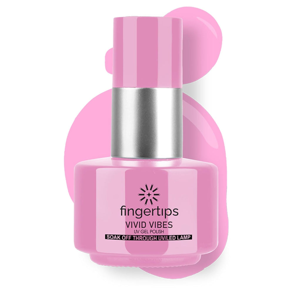 Fingertips Vivid Vibes Candy Crush UV Gel Polish (Shade 56) – Long-Lasting Soak-Off Gel Nail Color, 16ml