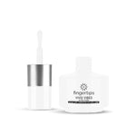 image, Fingertips Vivid Vibes Chalk White UV Gel Polish (Shade 91) – Long-Lasting Soak-Off Gel Nail Color, 16ml