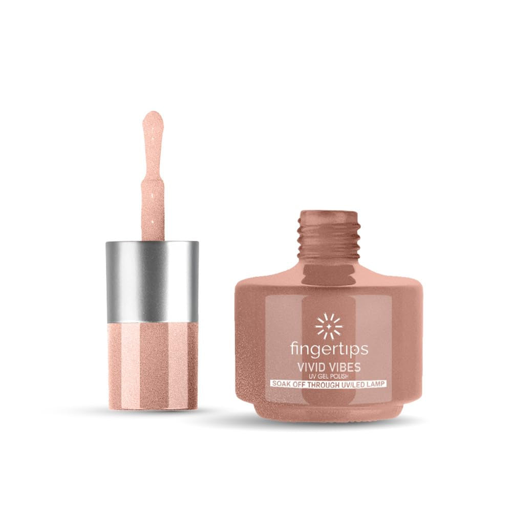 Fingertips Vivid Vibes Glitery Ombre UV Gel Polish (Shade 67) – Long-Lasting Soak-Off Gel Nail Color, 16ml
