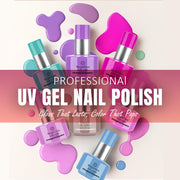 Fingertips Vivid Vibes Dark magenta UV Gel Polish (Shade 16) – Long-Lasting Soak-Off Gel Nail Color, 16ml