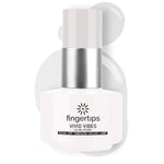 image, Fingertips Vivid Vibes Silver Glitter UV Gel Polish (Shade 69) – Long-Lasting Soak-Off Gel Nail Color, 16ml