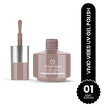 image, Fingertips Vivid Vibes Soft Cocoa UV Gel Polish (Shade 01) – Long-Lasting Soak-Off Gel Nail Color, 16ml