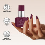 image, Fingertips Vivid Vibes Deep Plum UV Gel Polish (Shade 04) – Long-Lasting Soak-Off Gel Nail Color, 16ml