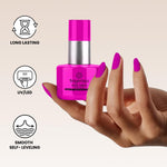 image, Fingertips Vivid Vibes Fuchsia Pop UV Gel Polish (Shade 44) – Long-Lasting Soak-Off Gel Nail Color, 16ml